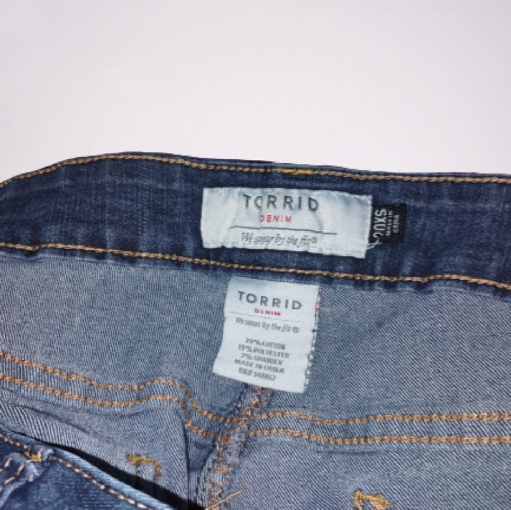 Torrid size 20XS straight leg jeans - Picture 2 of 3